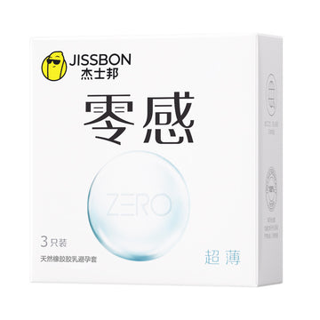 杰士邦ZERO零感超薄裸入避孕套 - 3只装