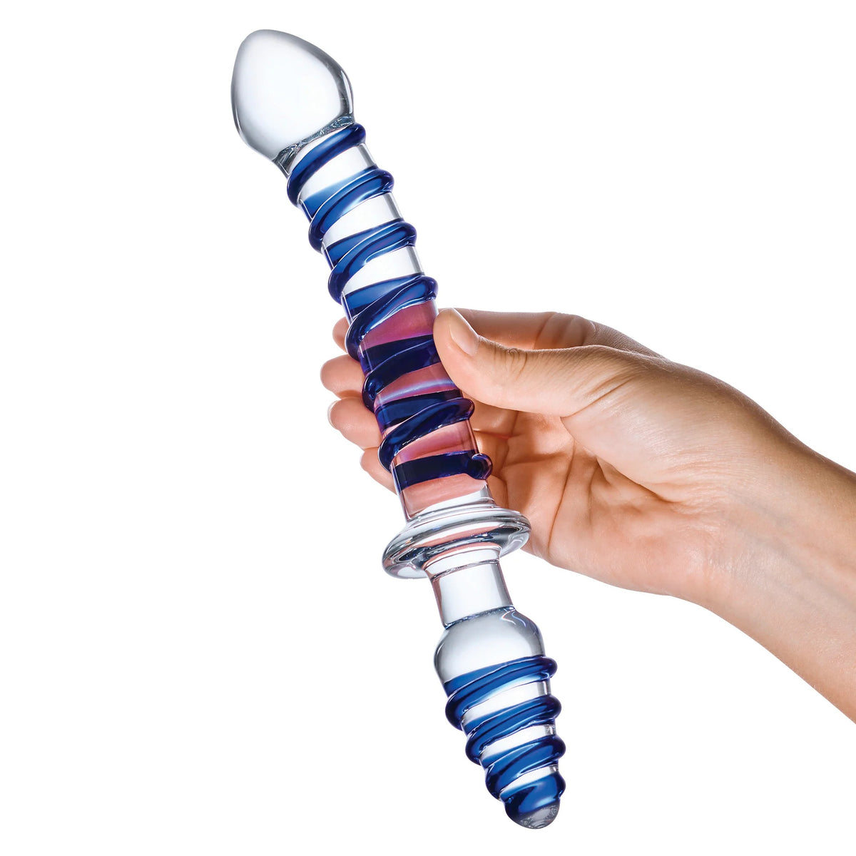 Gläs Mr. Swirly 双头玻璃阳具- 10英寸