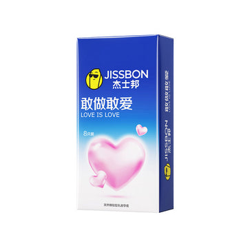 杰士邦敢做敢爱超薄型避孕套 - 8只装