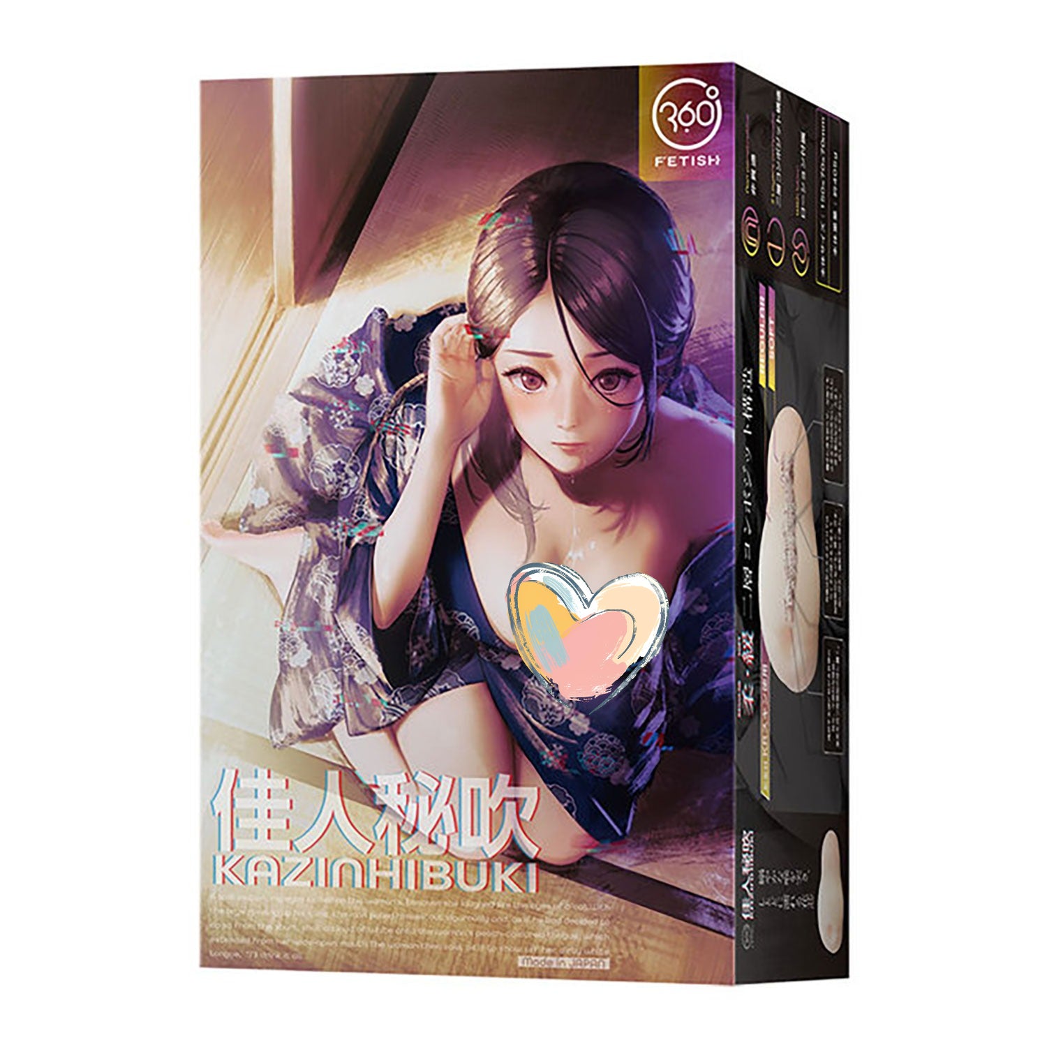 日本360° FETISH 佳人秘吹双层柔弹螺旋飞机杯