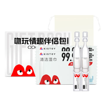 KISSTOY吻玩情趣伴侣包 (湿纸巾x2 收纳袋x1 润滑液x2)