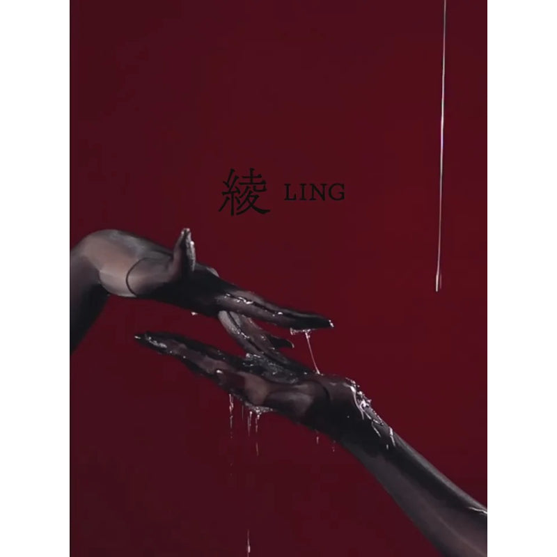 「绫」[流纱] 凝脂™5D超薄丝袜手套性感黑丝微亮手套