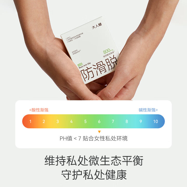 大人糖[防滑脱]800mg玻尿酸水润超薄安全套 - 12只