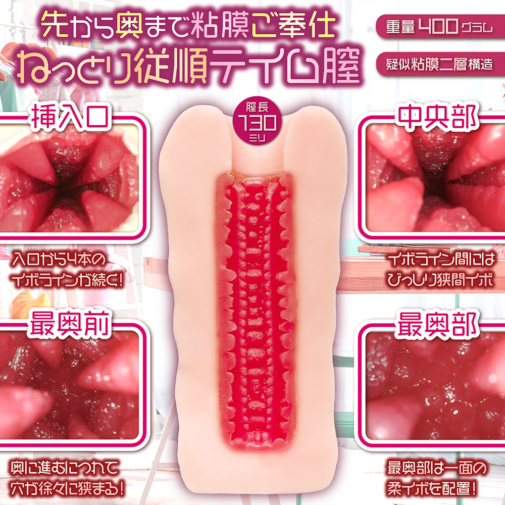 日本NOTOWA 顺从系女仆四线珠凸粘润夹吸飞机杯.