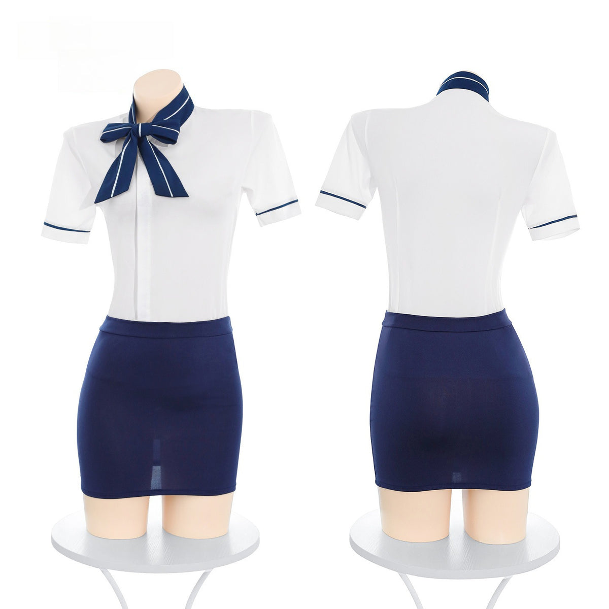 贴身服务 云端心机cos空姐制服套装