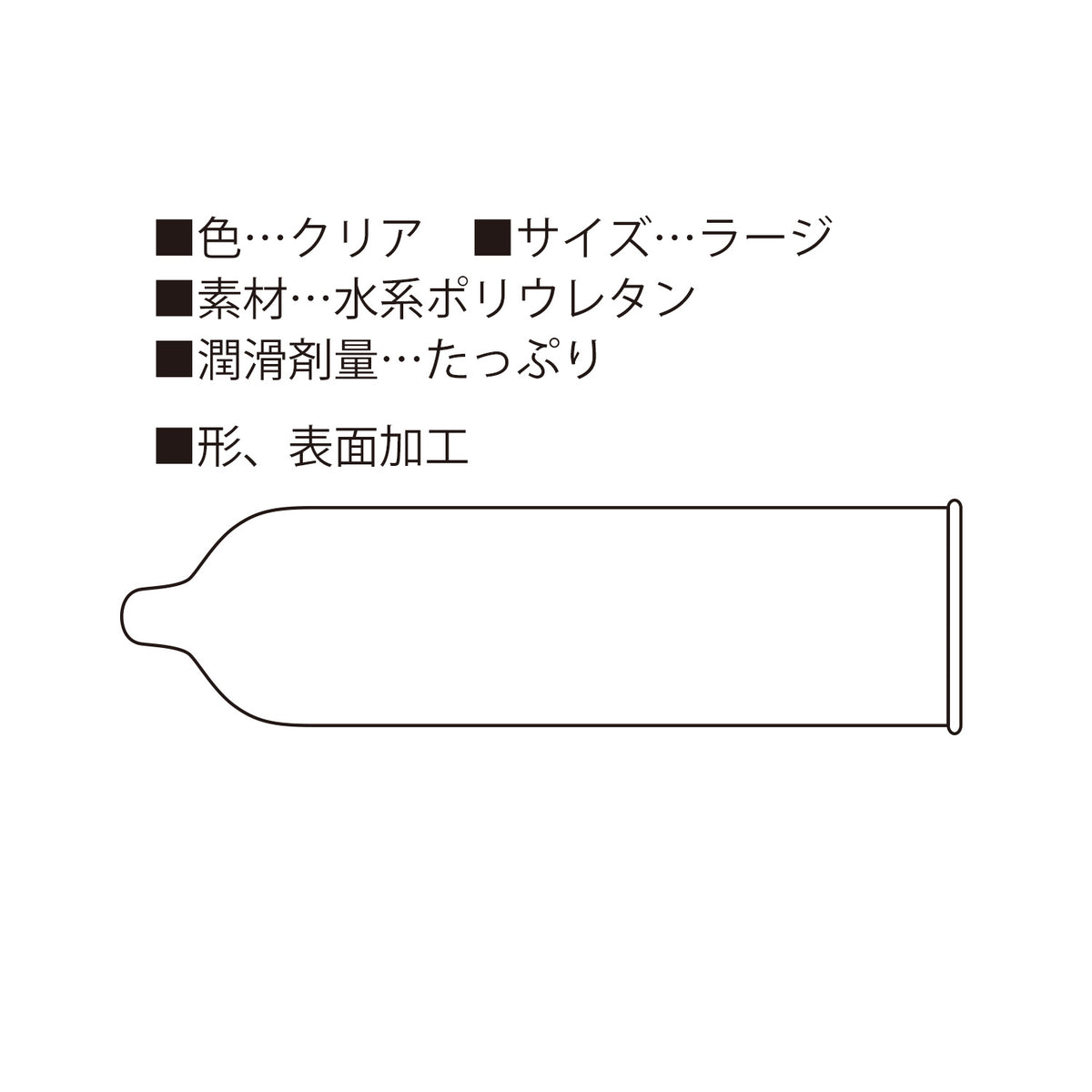 日本冈本Okamoto0.02安全套大号双倍润滑款 6只装
