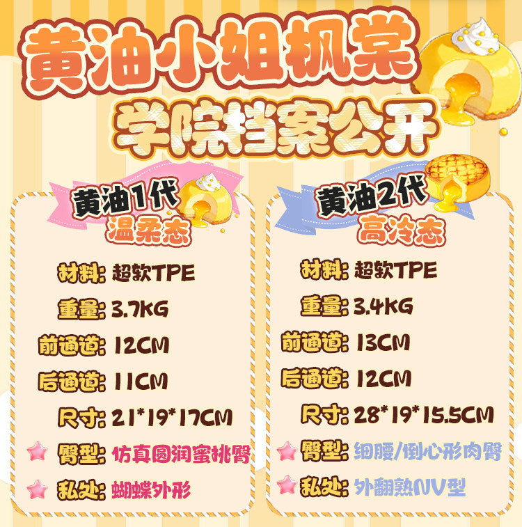 COC 黄油小姐1&2代阴臀倒模飞机杯.