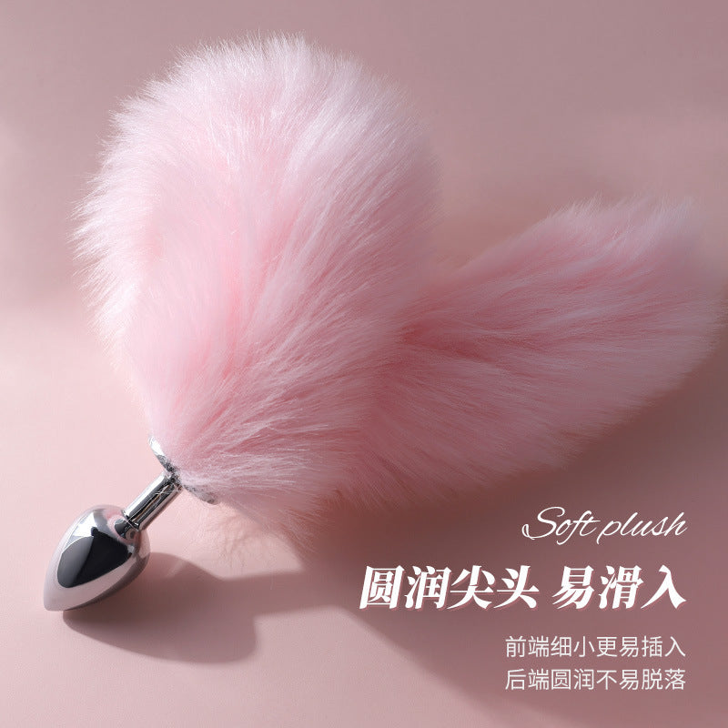 SM狐狸尾巴肛塞 后庭刺激扩肛.