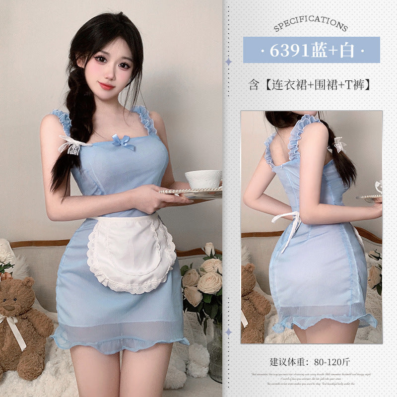 奶味小厨娘女仆cos套装