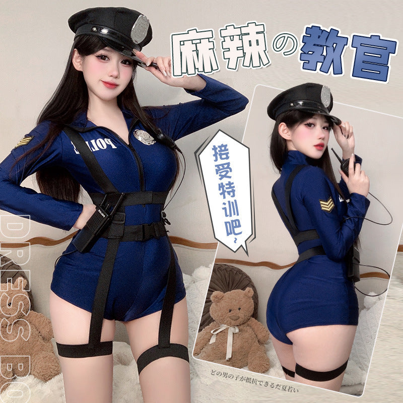 暗夜行动 御姐教官麻辣教官包臀连体衣