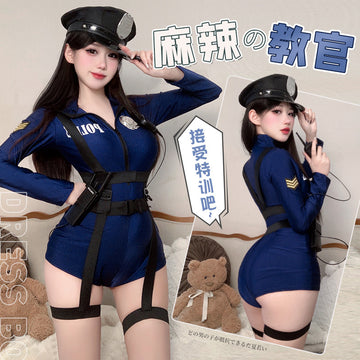 暗夜行动 御姐教官麻辣教官包臀连体衣