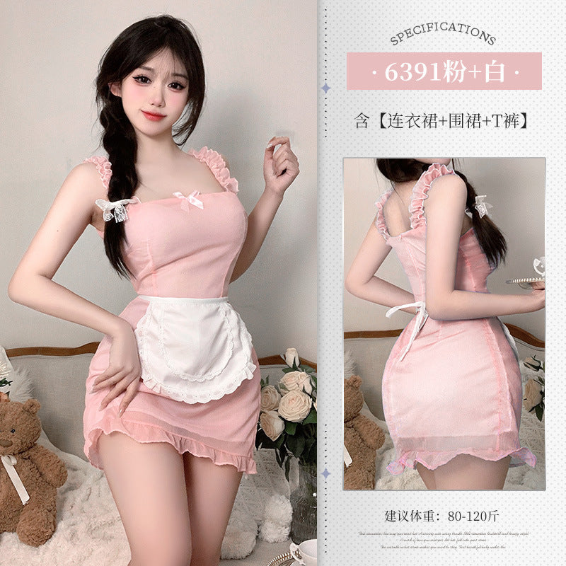 奶味小厨娘女仆cos套装