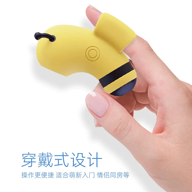 KISSTOY萌潮系列BB蜂指环式吮吸电击跳蛋秒潮.