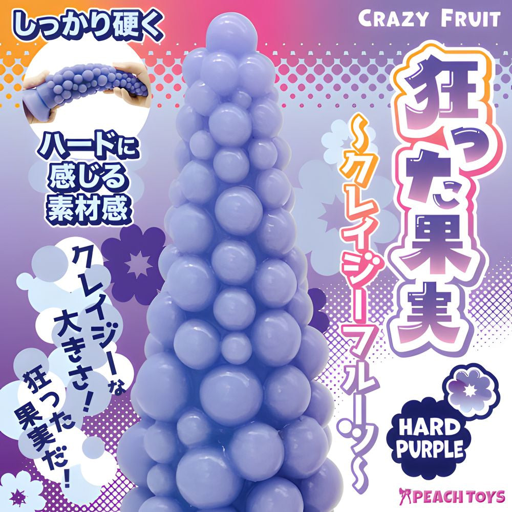 日本PEACH TOYS Crazy Fruit 狂果系列一体式吸盘颗粒按摩棒 - 三种硬度可选.