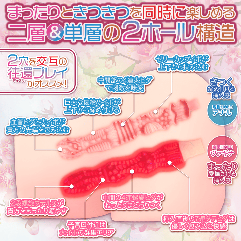 日本MACCOS JAPAN 性感女神的桃园仙境双穴飞机杯 2KG.
