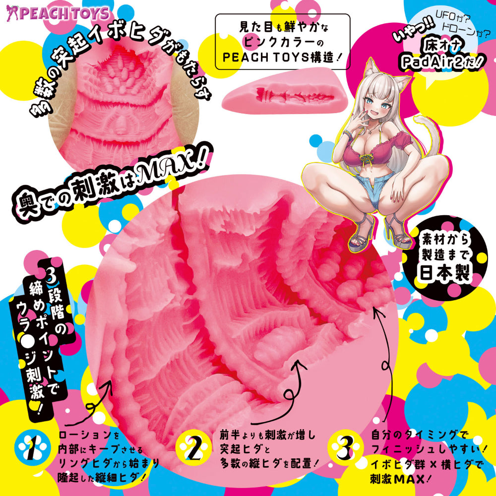 日本PEACH TOYS PAD Air2 三段紧致通道床式飞机杯.
