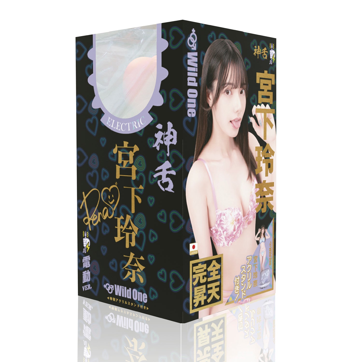日本WILD ONE 宫下玲奈神舌电动口交飞机杯.