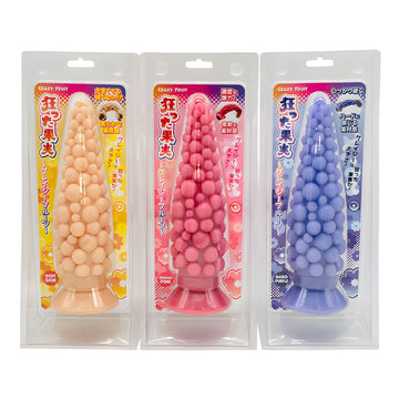日本PEACH TOYS Crazy Fruit 狂果系列一体式吸盘颗粒按摩棒 - 三种硬度可选.
