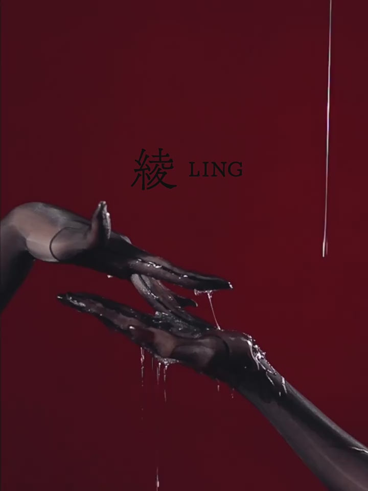 「绫」[流纱] 凝脂™5D超薄丝袜手套性感黑丝微亮手套