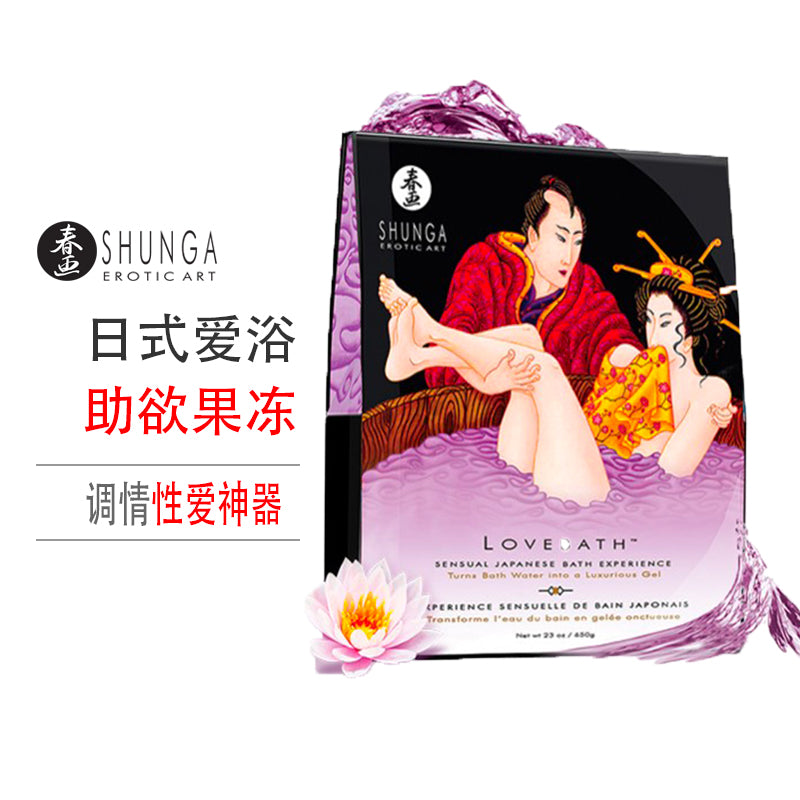 春画Shunga日式爱浴助欲果冻浴盐650g-9Rabbit北美情趣用品