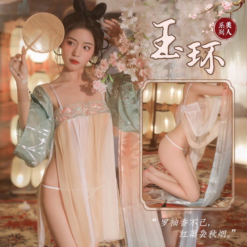 古典唐风汉服飘逸纱裙装-9Rabbit北美情趣用品