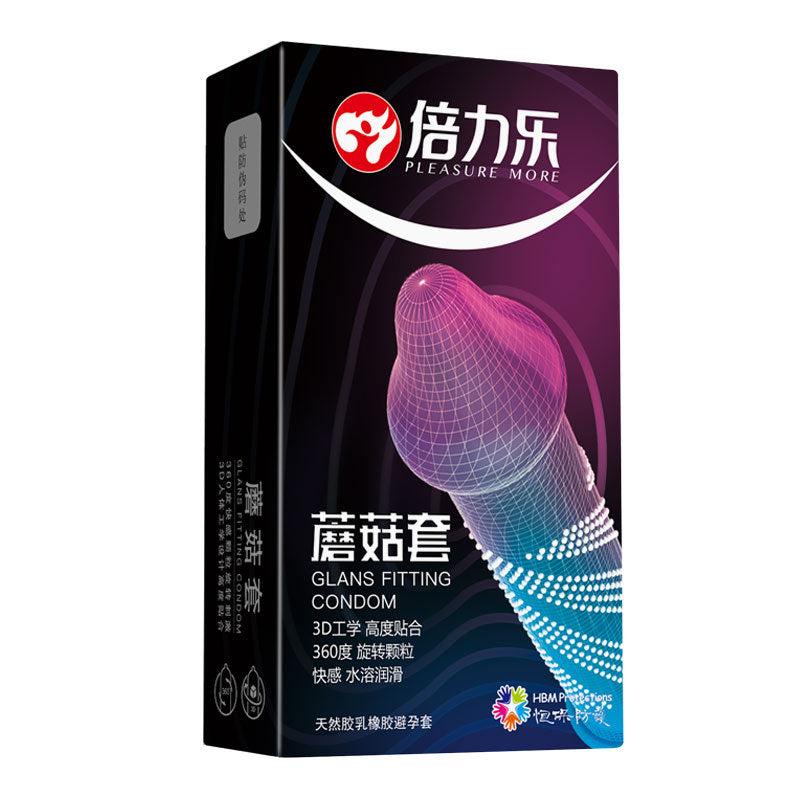 倍力乐3D蘑菇避孕套-9Rabbit北美情趣用品