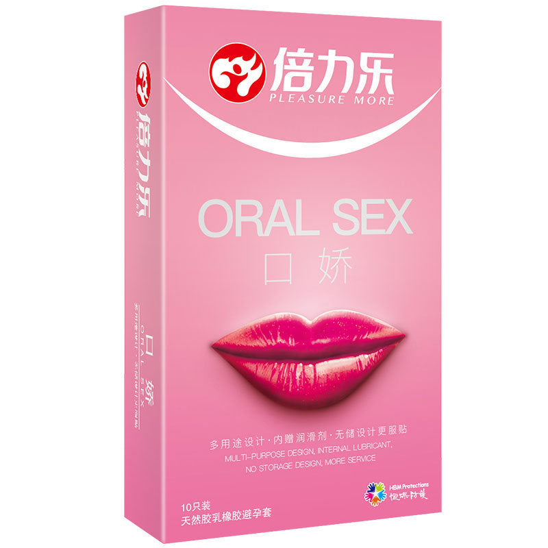 倍力乐二代口交套10只装 水蜜桃口味-9Rabbit北美情趣用品