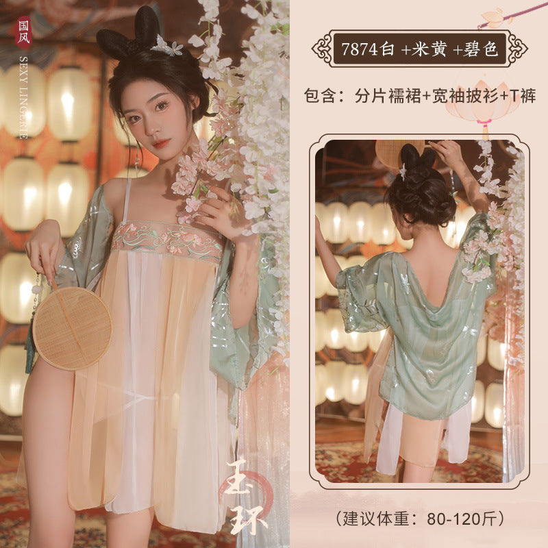 古典唐风汉服飘逸纱裙装-9Rabbit北美情趣用品