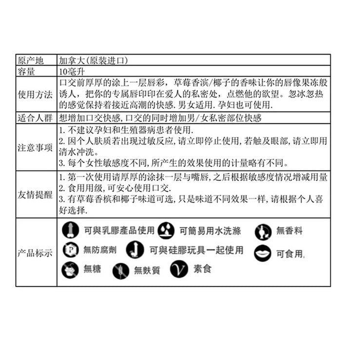 春画Shunga极乐口爱唇蜜-9Rabbit北美情趣用品