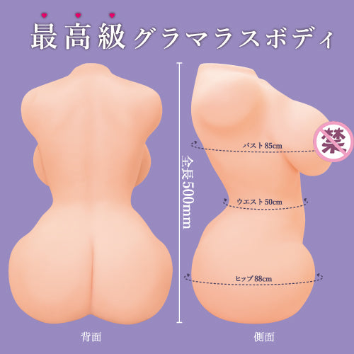 对子哈特Toysheart Fappable Body半身飞机杯 - 北美独家新品.