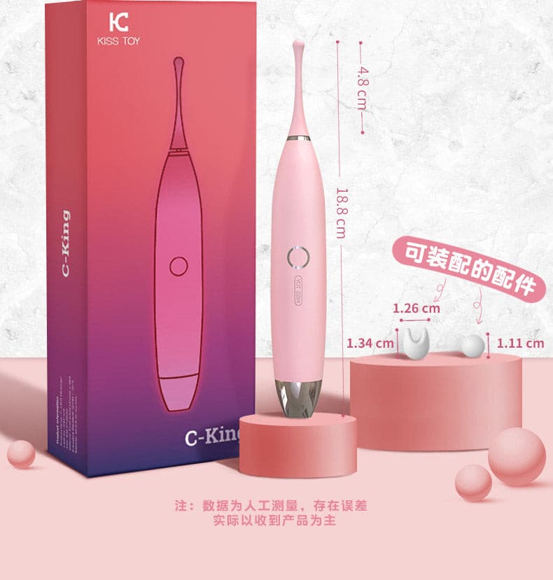 KISTOY C-King笔尖挑逗按摩棒-9Rabbit北美情趣用品