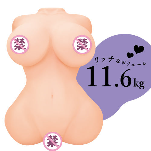 对子哈特Toysheart Fappable Body半身飞机杯 - 北美独家新品.